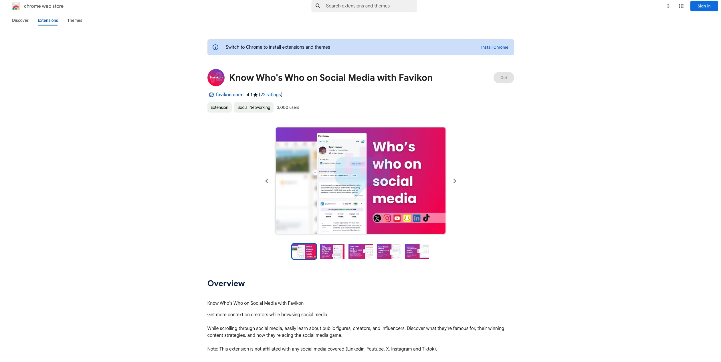 Know Who's Who on Social Media